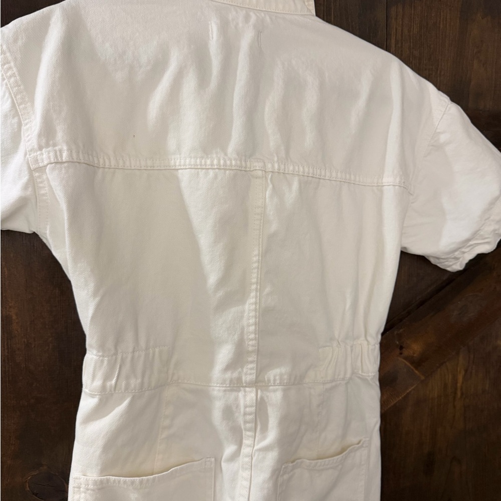 We The Free White Denim Jumpsuit - Picture 8 of 12